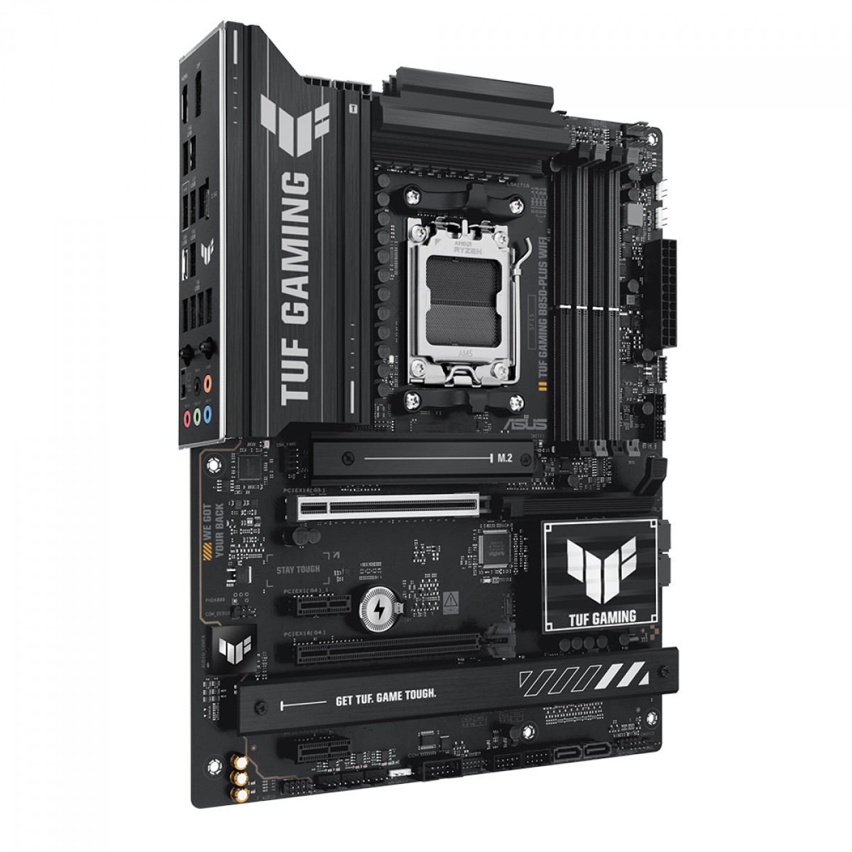 Placa Mãe Asus TUF Gaming B850-PLUS WIFI, Chipset B850, AMD AM5, ATX, DDR5, 90MB1J30-M0EAY0
