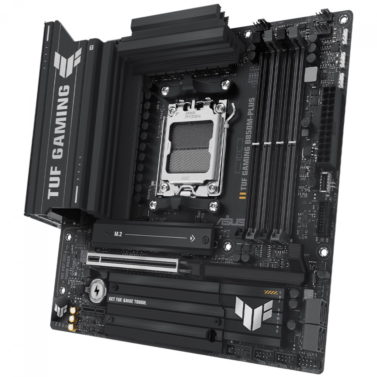 Placa Mãe Asus TUF Gaming B850M-PLUS, Chipset B850, AMD AM5, mATX, DDR5, 90MB1IX0-M0EAY0