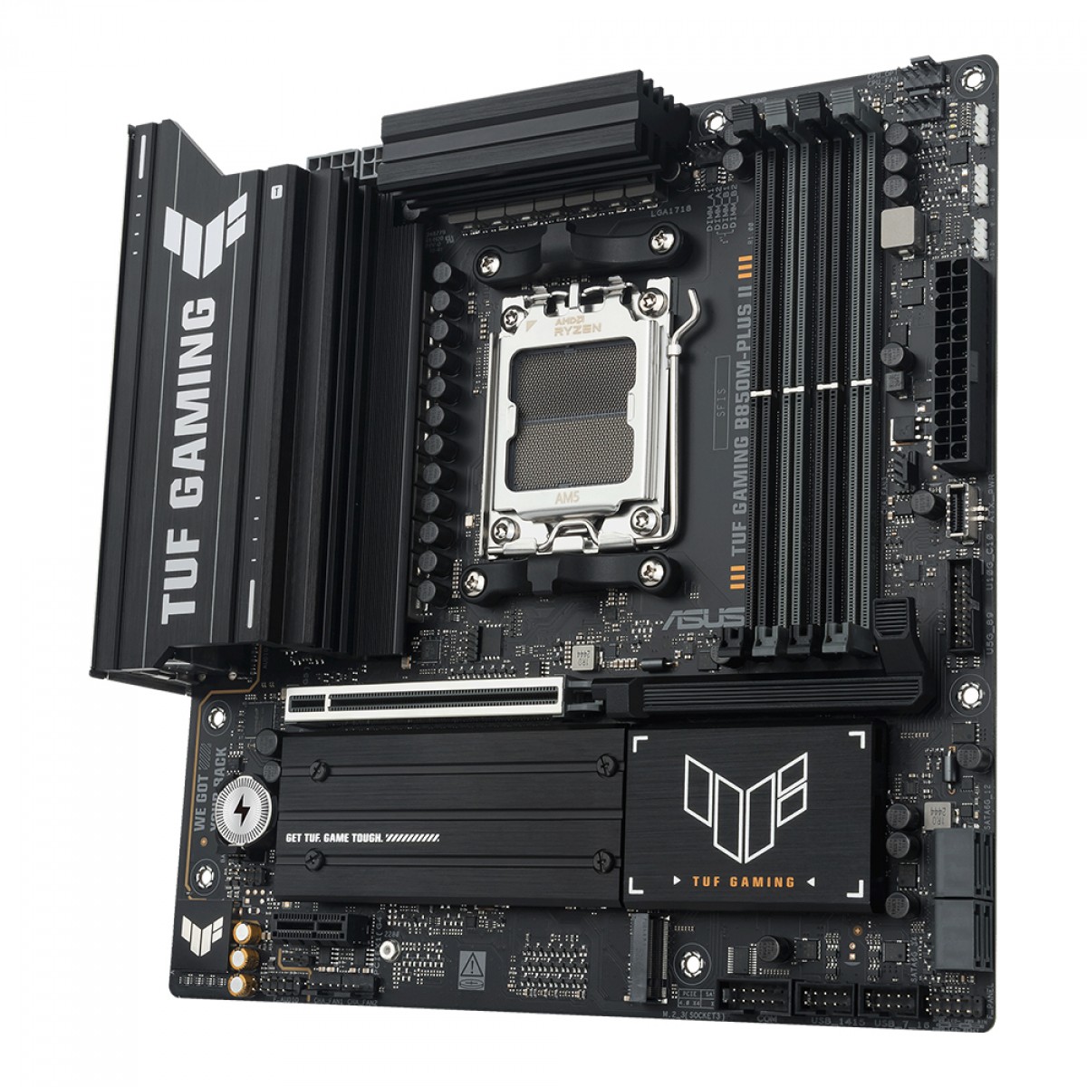 Placa Mãe Asus TUF-Gaming B850M-Plus II, Chipset B850, AMD AM5, MATX, DDR5, 90MB1MT0-M0EAY0