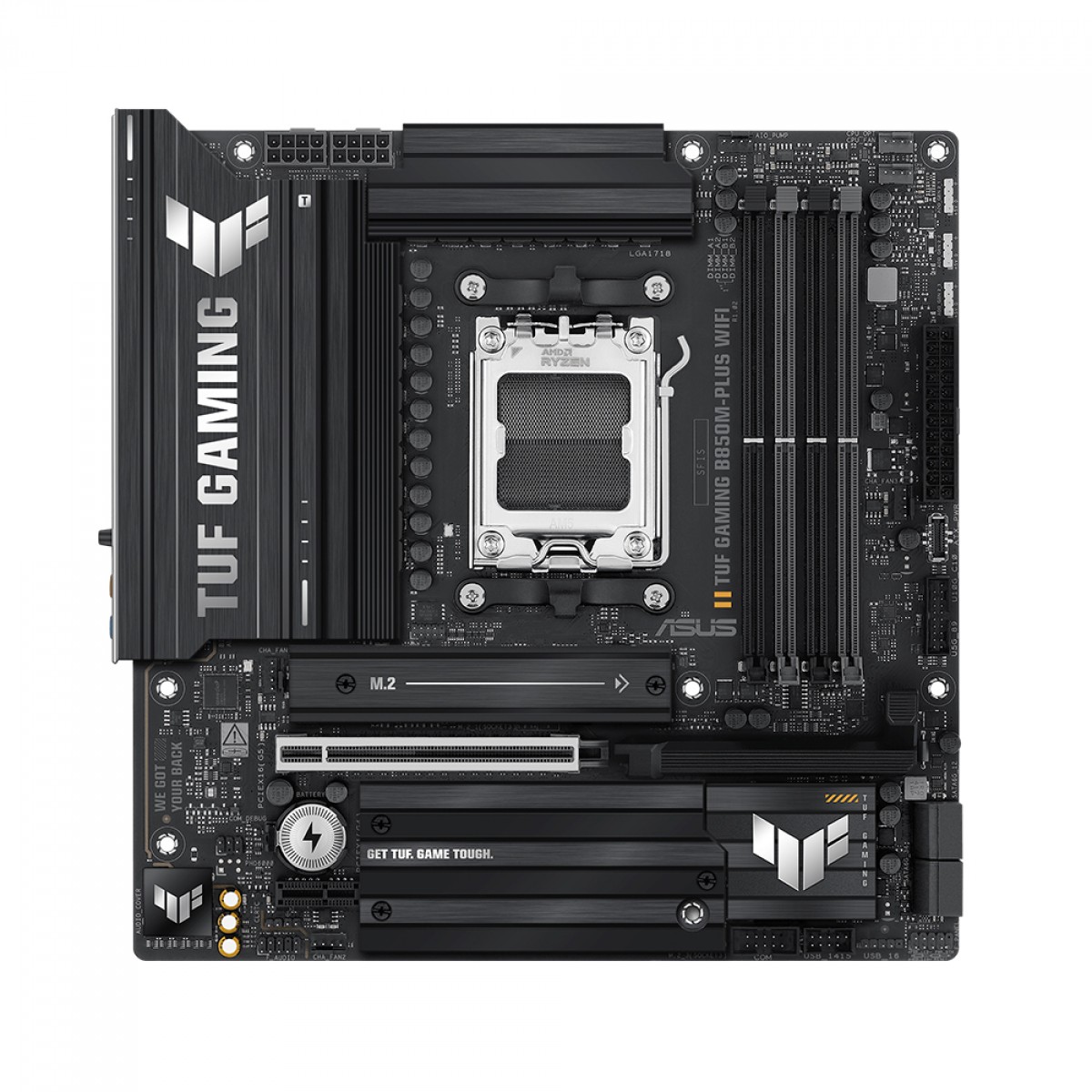 Placa Mãe Asus TUF-Gaming B850M-Plus WIFI, Chipset B850, AMD AM5, MATX, DDR5