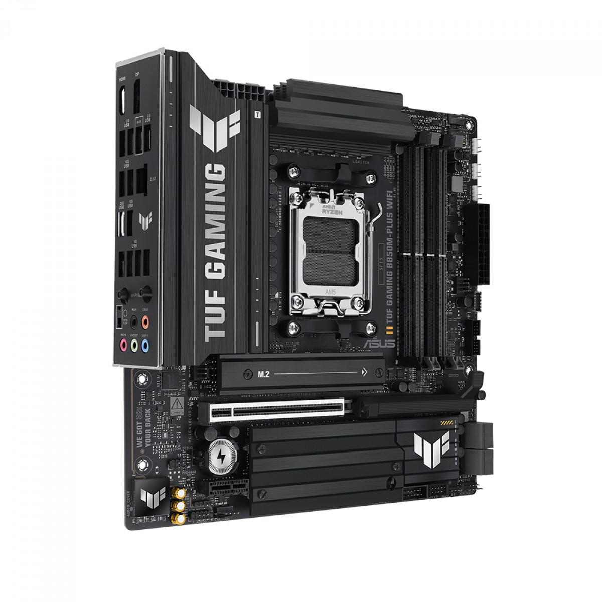 Placa Mãe Asus TUF-Gaming B850M-Plus WIFI, Chipset B850, AMD AM5, MATX, DDR5