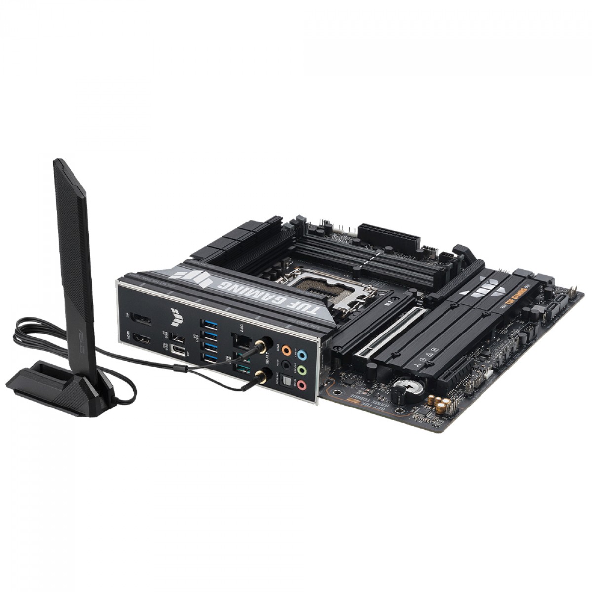 Placa Mãe Asus TUF Gaming B860M-PLUS WiFi, Chipset B860, Intel LGA 1851, mATX, DDR5, 90MB1JV0-M0EAY0