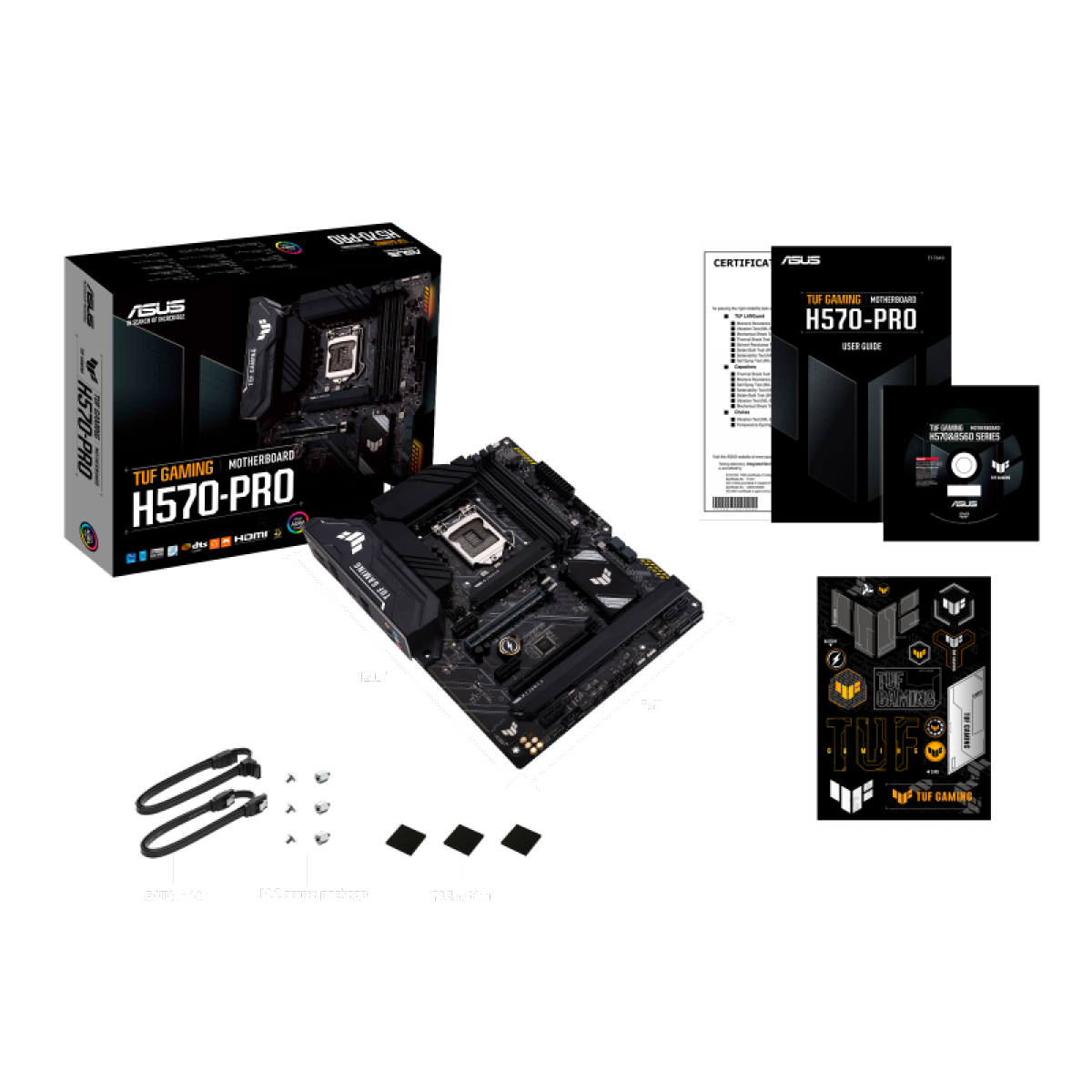 Placa Mãe Asus TUF Gaming H570-PRO, Chipset H570, LGA 1200, ATX, DDR4, 90MB16K0-M0EAY0