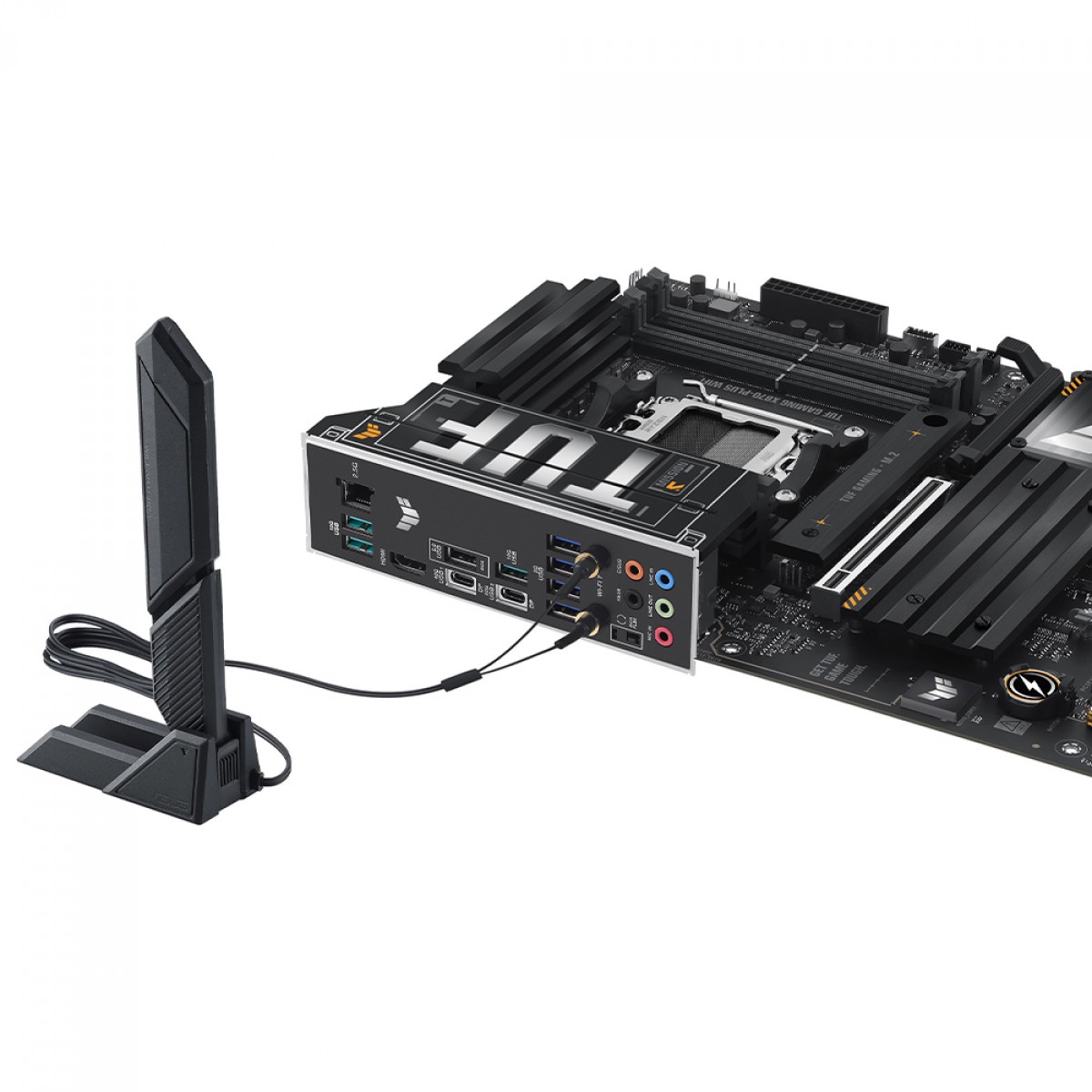Placa Mãe Asus TUF Gaming X870-Plus WiFi, Chipset X870, AMD AM5, WiFi 7, ATX, DDR5