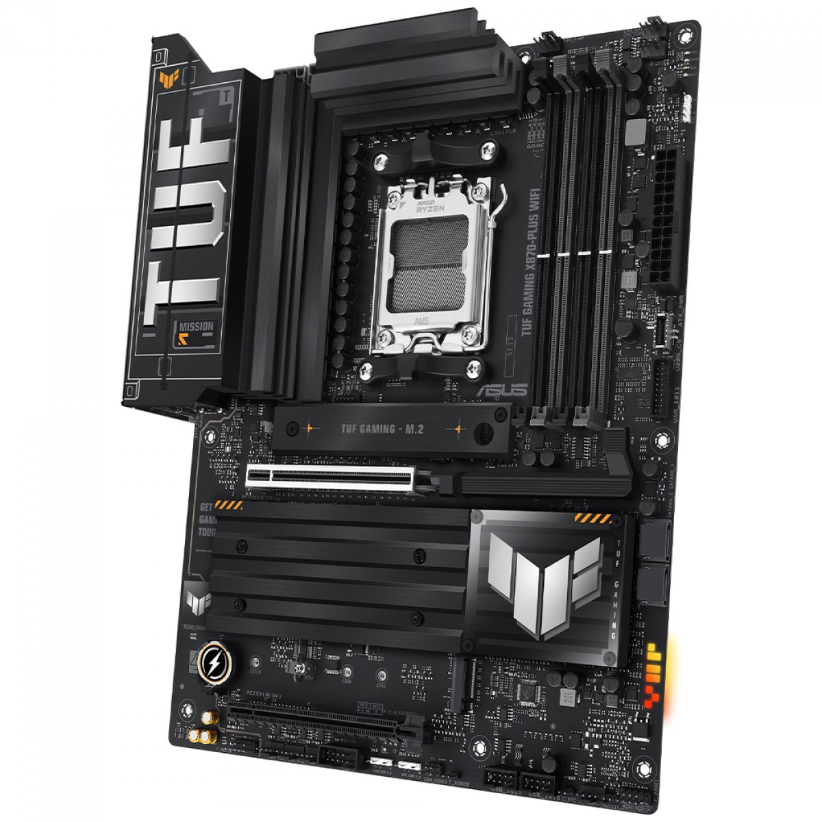 Placa Mãe Asus TUF Gaming X870-Plus WiFi, Chipset X870, AMD AM5, WiFi 7, ATX, DDR5