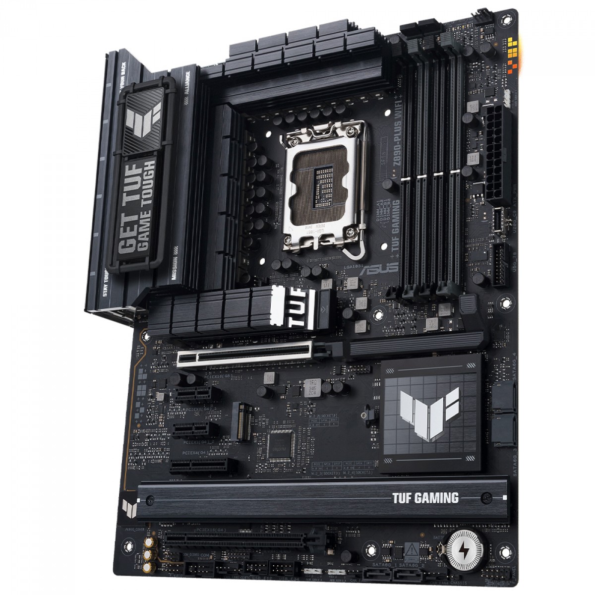 Placa Mãe Asus TUF Gaming Z890-Plus WiFi, Chipset Z890, Intel LGA 1851, ATX, DDR5