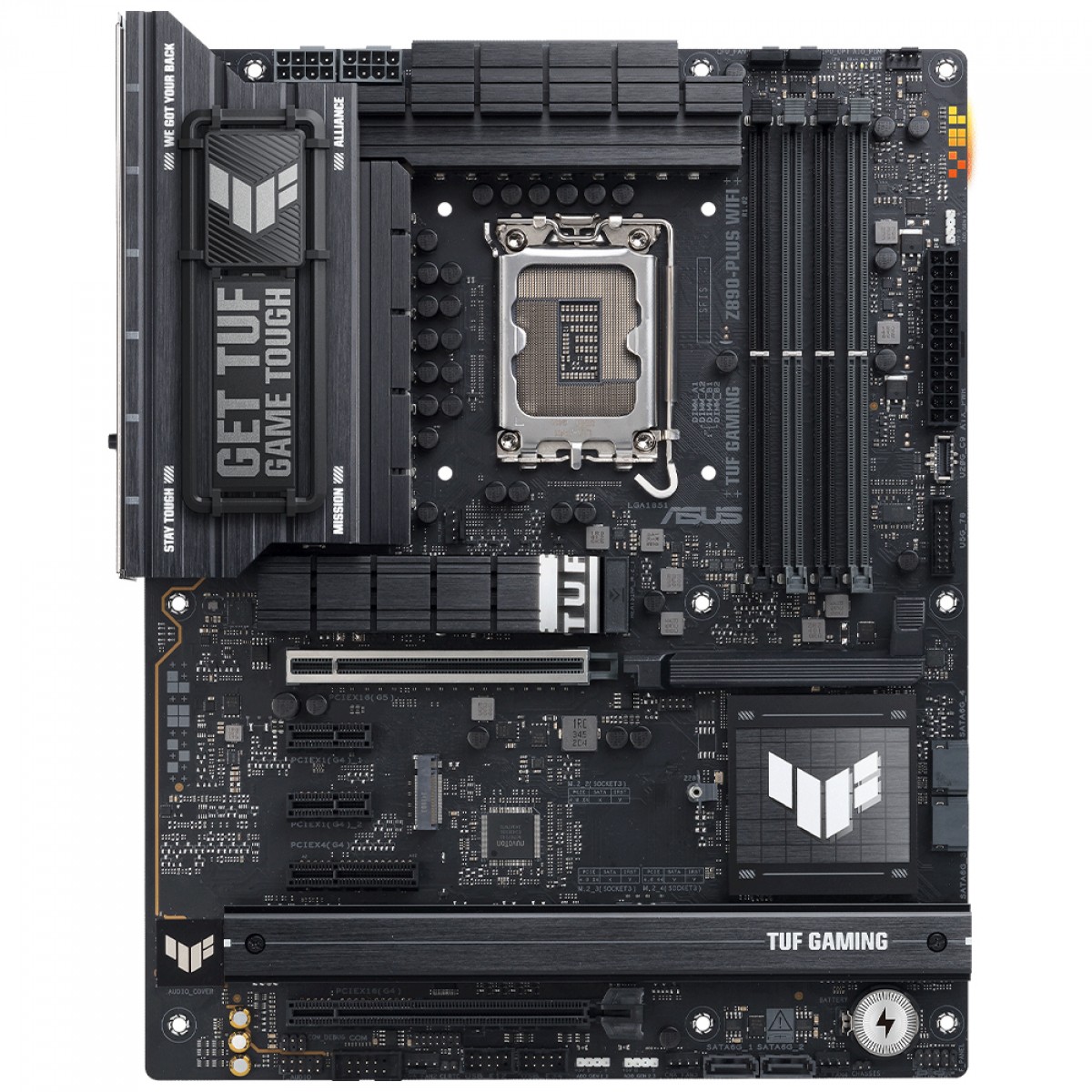 Placa Mãe Asus TUF Gaming Z890-Plus WiFi, Chipset Z890, Intel LGA 1851, ATX, DDR5