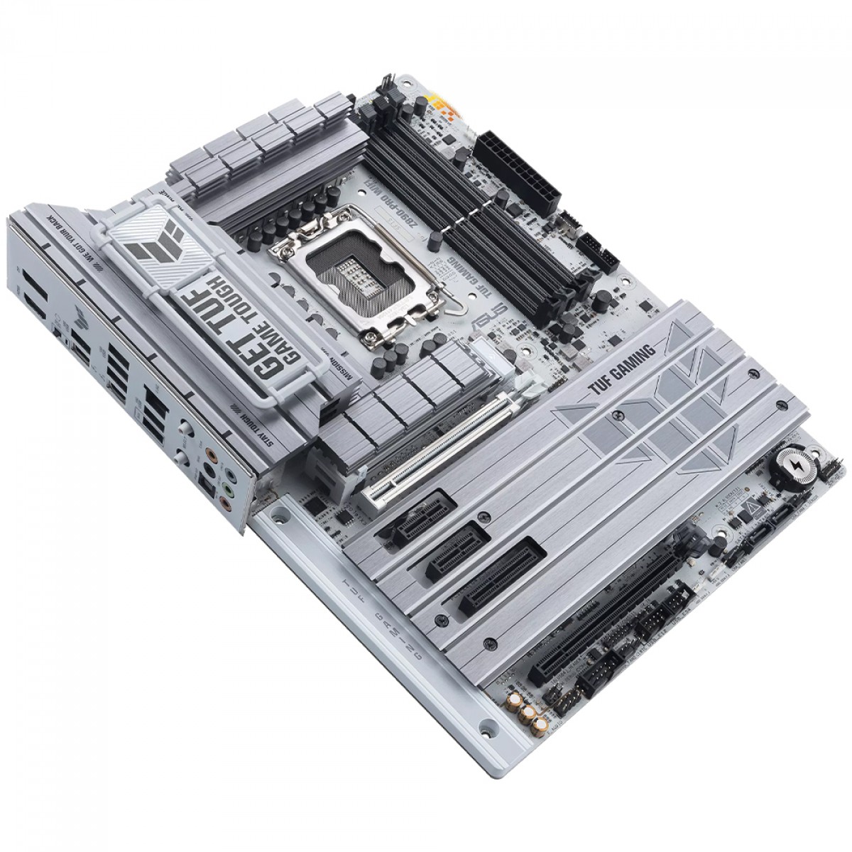 Placa Mãe Asus TUF Gaming Z890-Pro WiFi, Chipset Z890, Intel LGA 1851, ATX, DDR5, White