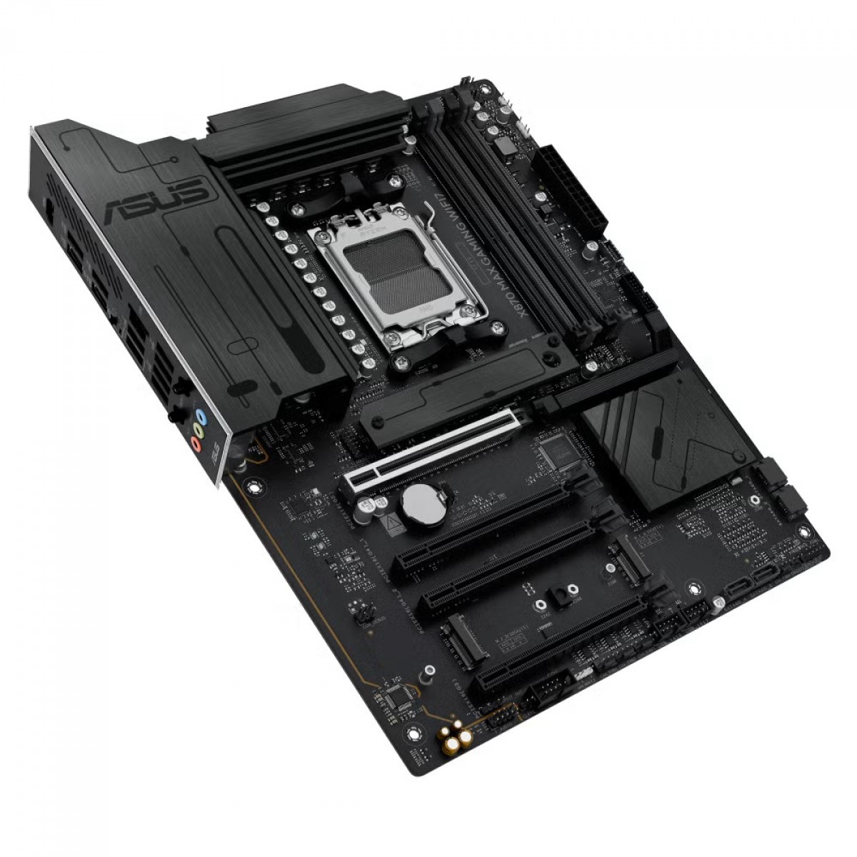 Placa Mãe Asus X870 MAX GAMING WIFI7, Chipset X870, AMD AM5, ATX, DDR5, 90MB1LY0-M0EAY0