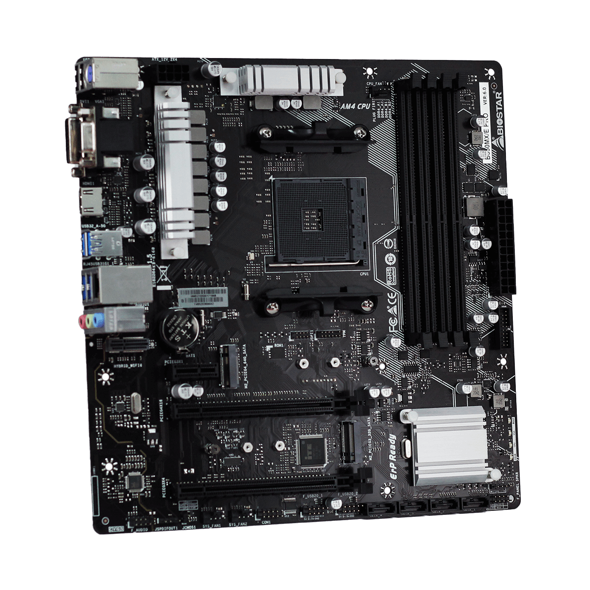 Placa Mãe Biostar B550MX/E PRO, Chipset B550, AMD AM4, mATX, DDR4 