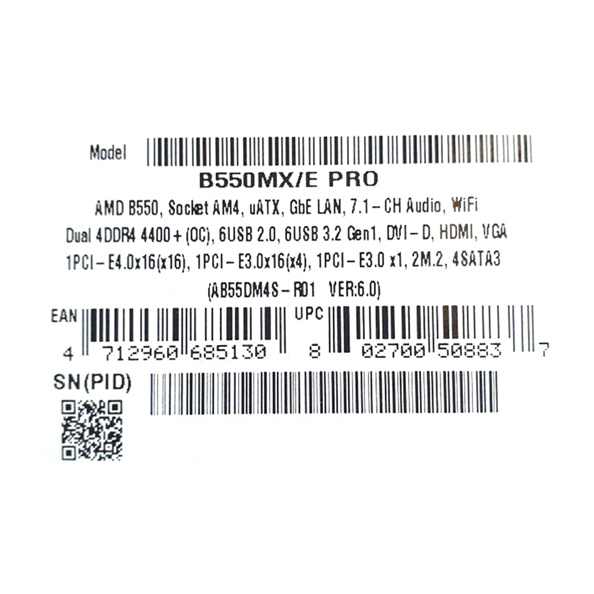 Placa Mãe Biostar B550MX/E PRO, Chipset B550, AMD AM4, mATX, DDR4 