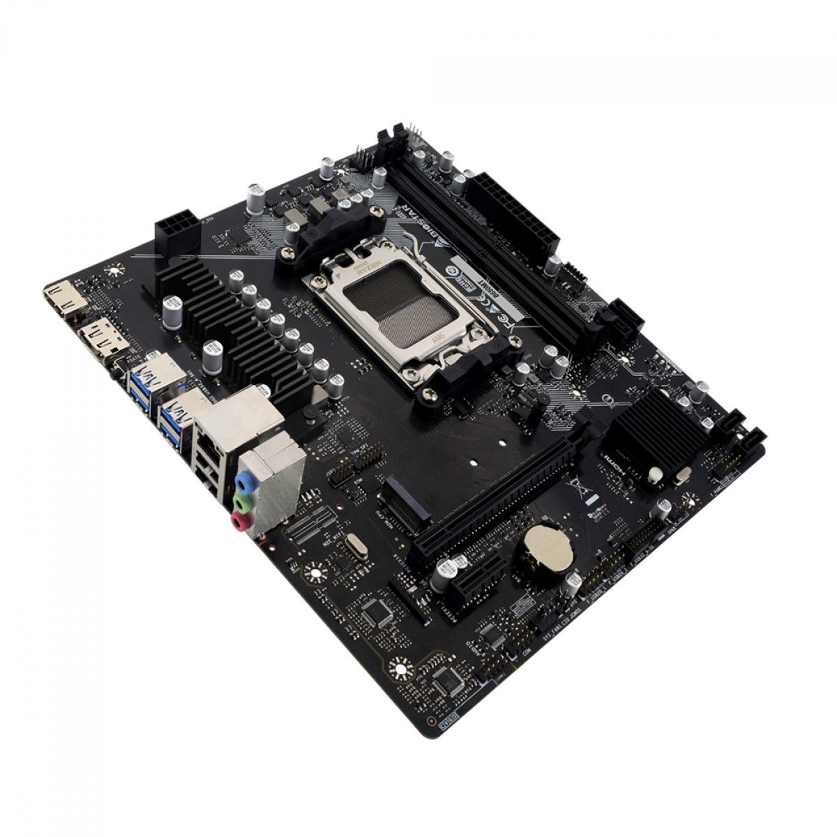 Placa Mãe Biostar B650MT, Chipset B650, AMD AM5, MATX, DDR5