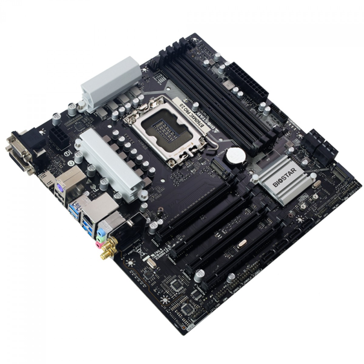 Placa Mãe Biostar B760MXC PRO 2.0, Chipset B760, Intel LGA 1700, MATX, DDR4