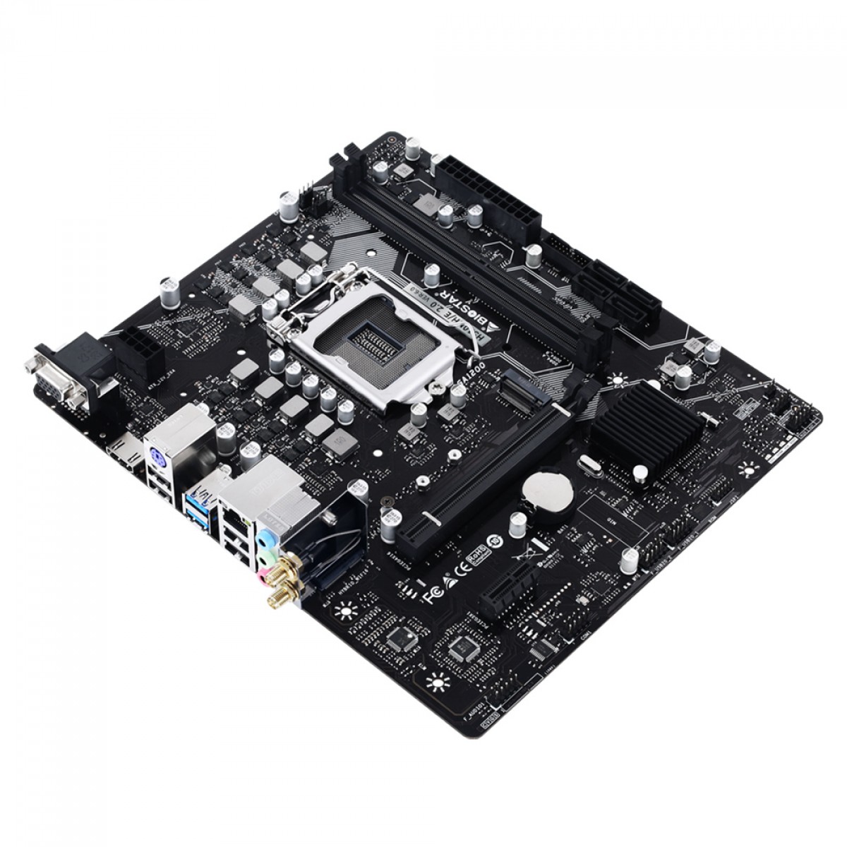 Placa Mãe Biostar H510MH/E 2.0, Chipset H510, Intel LGA 1200, mATX, DDR4