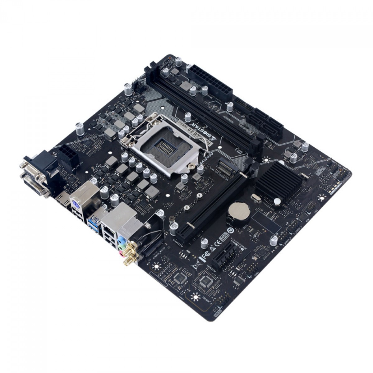 Placa Mãe Biostar H510MX/E 2.0, Chipset H510, Intel LGA 1200, mATX, DDR4