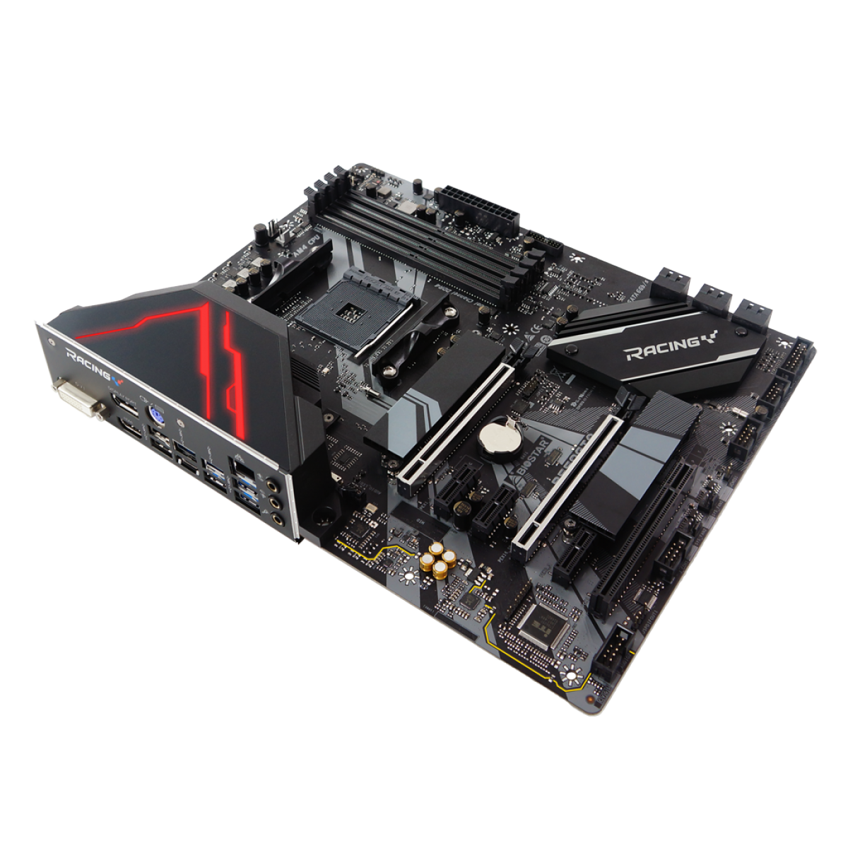 Placa Mãe Biostar Racing B550GTA, Chipset B550, AMD AM4, ATX, DDR4