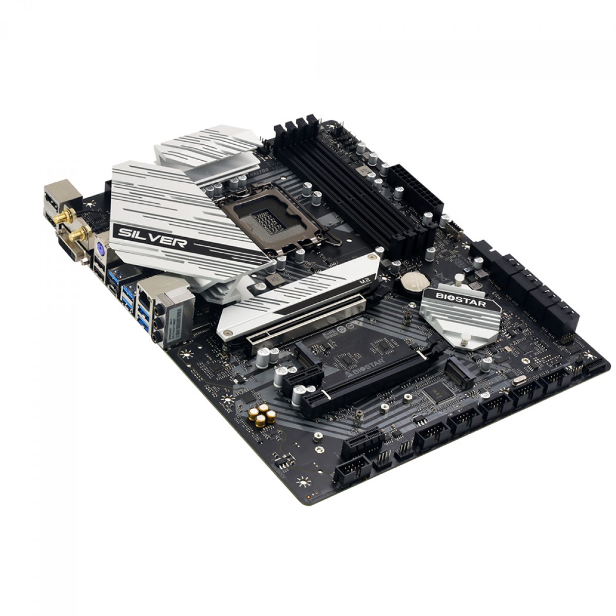 Placa Mãe Biostar Z690A-SILVER, Chipset Z690, Intel LGA 1700, ATX, DDR4