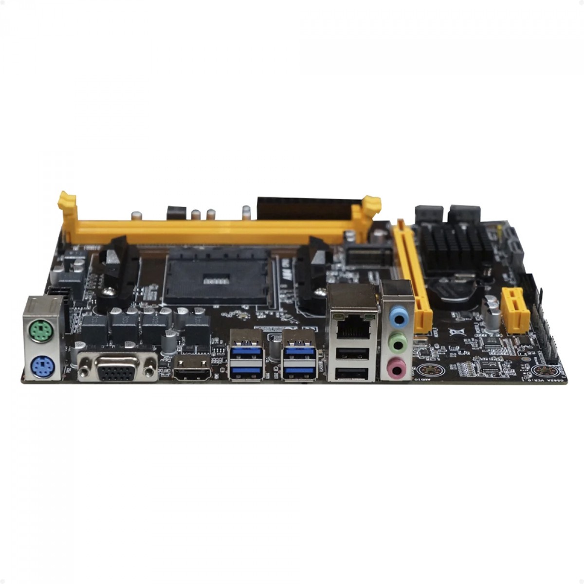 Placa Mãe Brazil PC A520M.2-TG V1.2, Chipset A520, AMD AM4, mATX, DDR4
