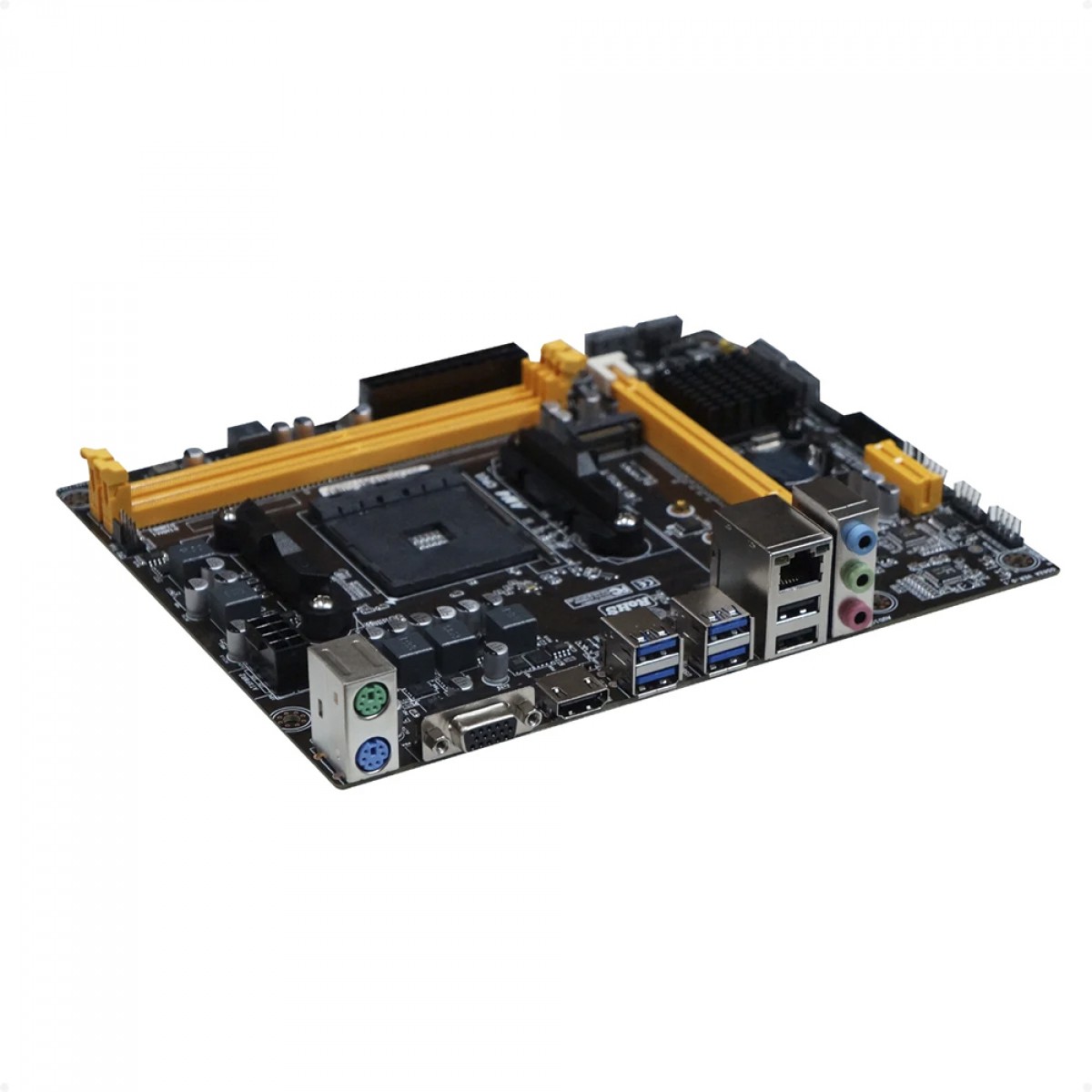 Placa Mãe Brazil PC A520M.2-TG V1.2, Chipset A520, AMD AM4, mATX, DDR4