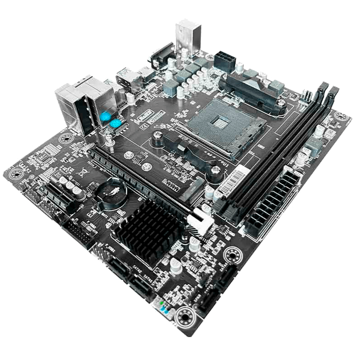 Placa Mãe BRX A520, Chipset A520, AMD AM4, MATX, DDR4, PM-AMDA520-1000