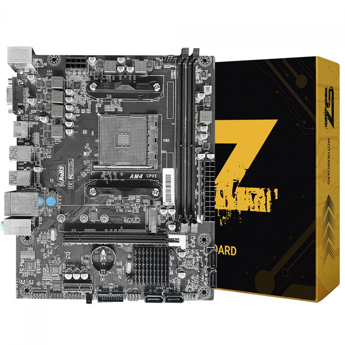 Placa Mãe BRX Storm Z A520, Chipset A520, AMD AM4, mATX, DDR4, PMSZA520