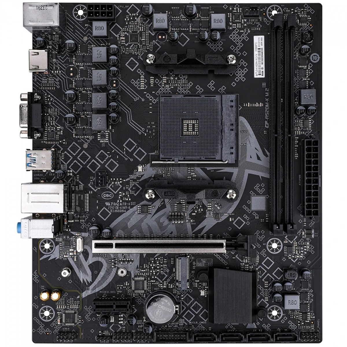 Placa Mãe Colorful BATTLE-AX A520M-K M.2 V14, Chipset A520, AMD AM4, MATX, DDR4