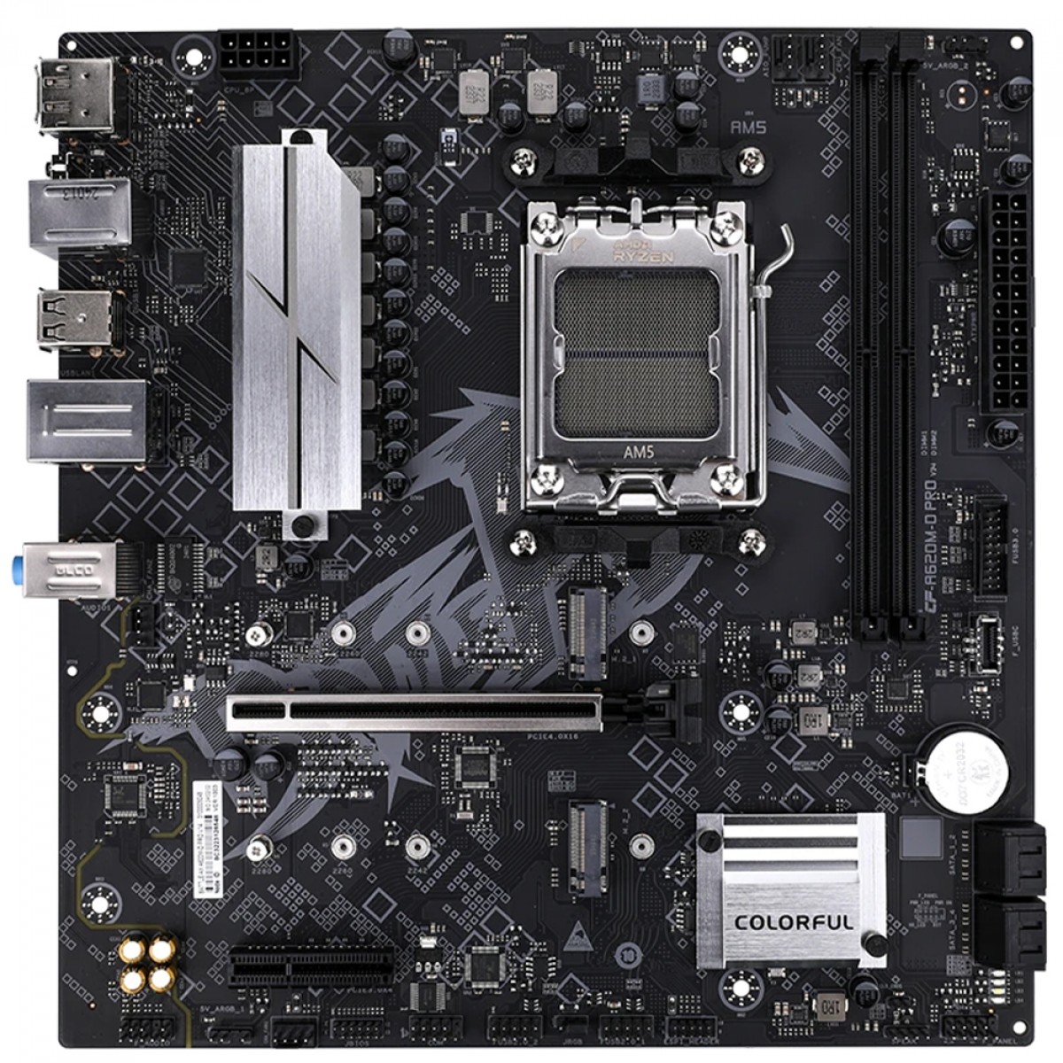 Placa Mãe Colorful Battle-AX A620M-D PRO V14, Chipset A620, AMD AM5, MATX, DDR5