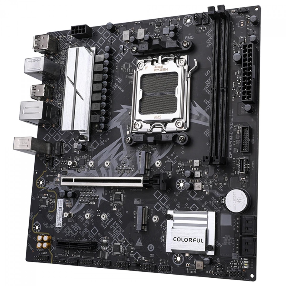Placa Mãe Colorful Battle-AX A620M-D PRO V14, Chipset A620, AMD AM5, MATX, DDR5