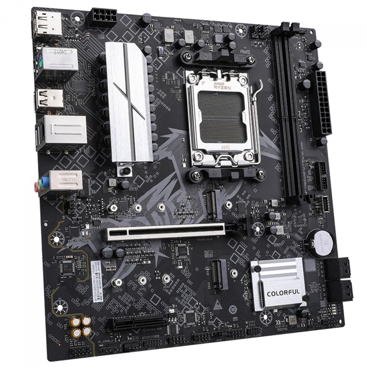 Placa Mãe Colorful Battle-AX A620M-D PRO V14, Chipset A620, AMD AM5, MATX, DDR5