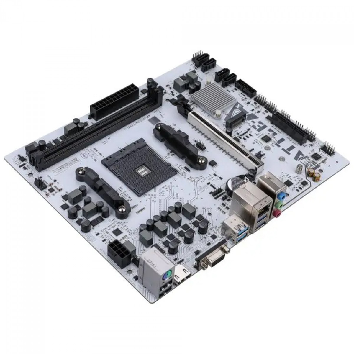 Placa Mãe Colorful Battle-AX B550M-T Pro V14, Chipset B550, AMD AM4, MATX, DDR4, Branco