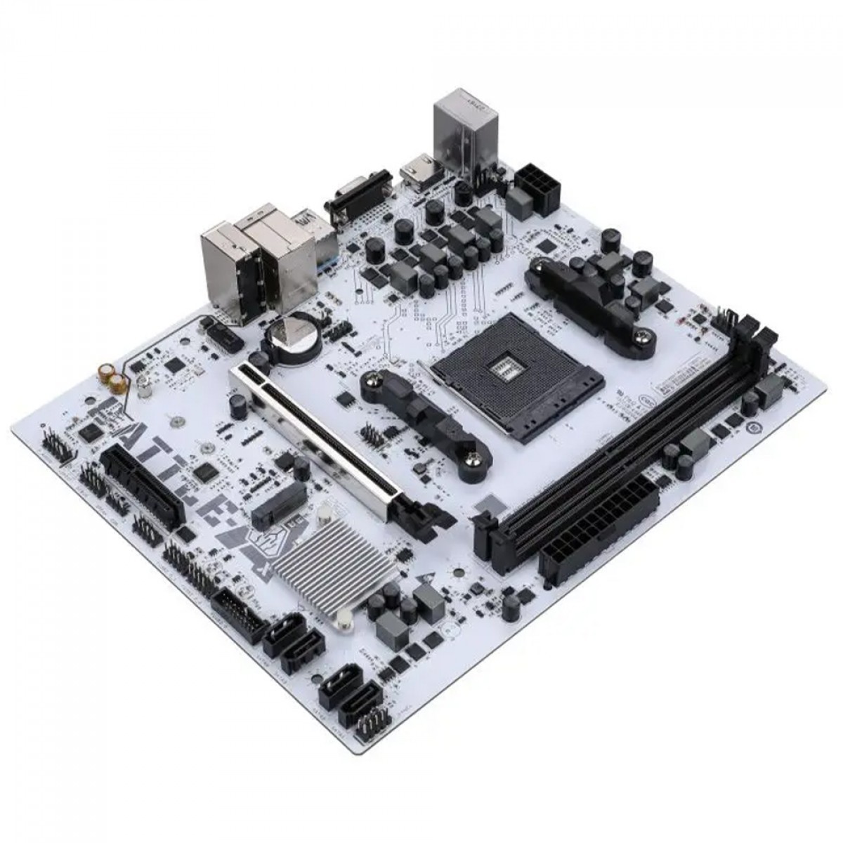 Placa Mãe Colorful Battle-AX B550M-T Pro V14, Chipset B550, AMD AM4, MATX, DDR4, Branco