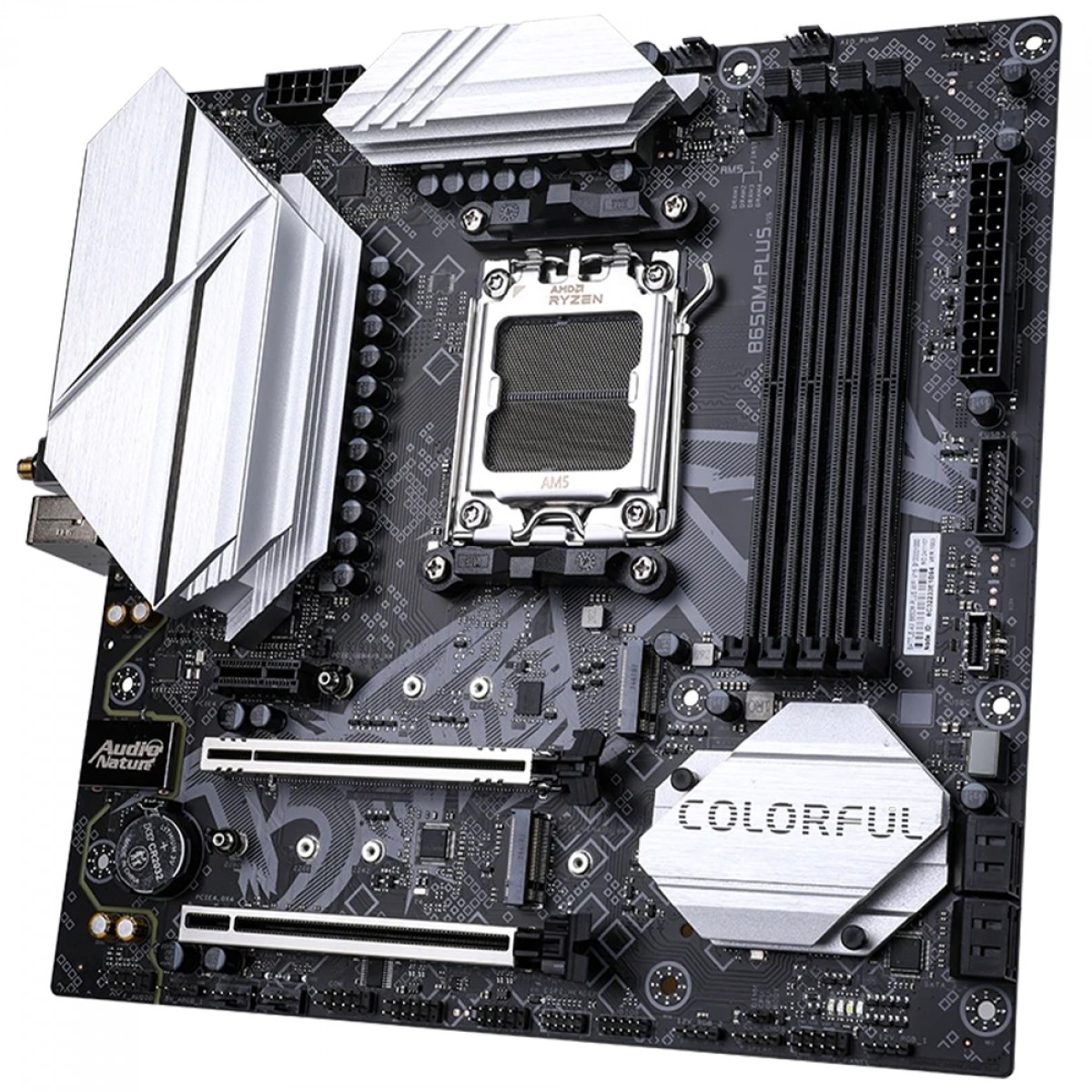 Placa Mãe Colorful Battle-AX B650M-Plus WiFi V15, Chipset B650, AMD AM5, mATX, DDR5