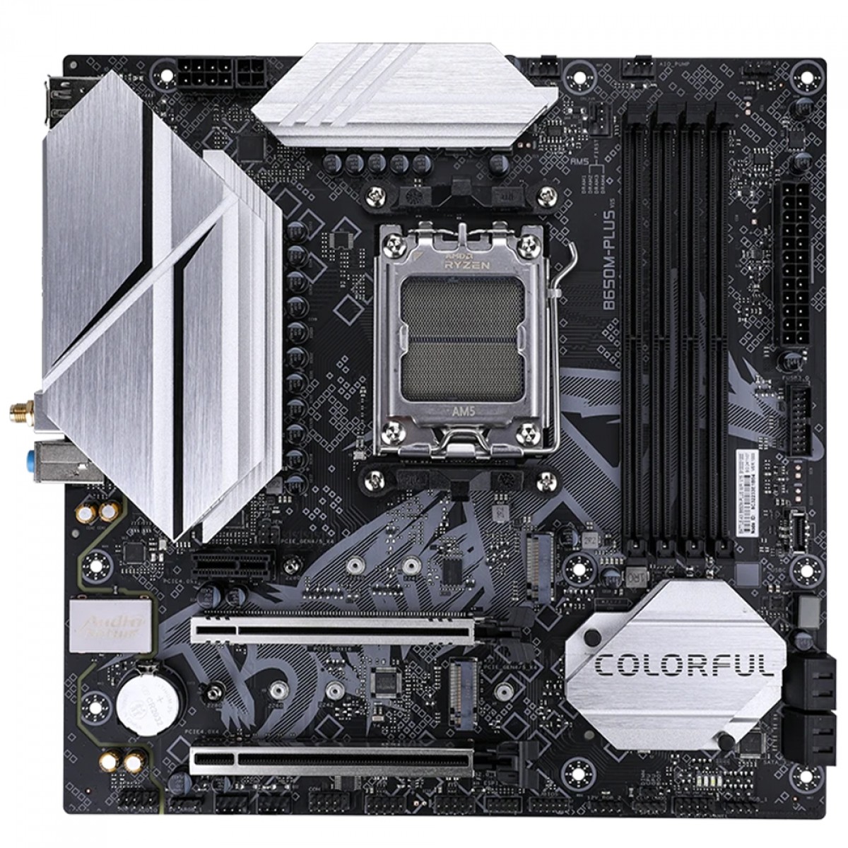 Placa Mãe Colorful Battle-AX B650M-Plus WiFi V15, Chipset B650, AMD AM5, mATX, DDR5