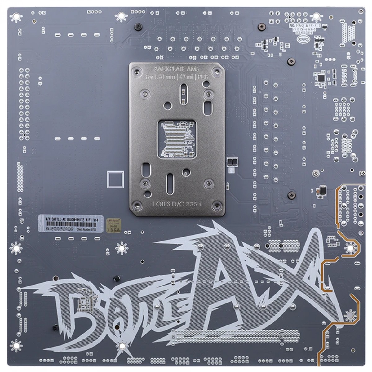 Placa Mãe Colorful Battle-AX B650M-White WiFi V14, Chipset B650, AMD AM5, MATX, DDR5, Branco