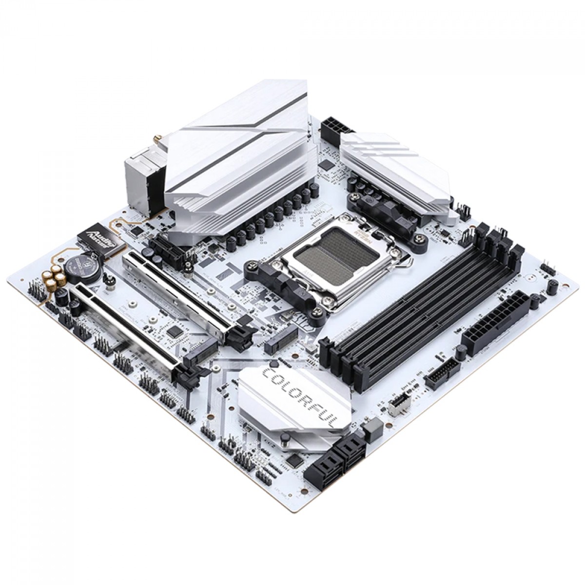 Placa Mãe Colorful Battle-AX B650M-White WiFi V15, Chipset B650, AMD AM5, mATX, DDR5