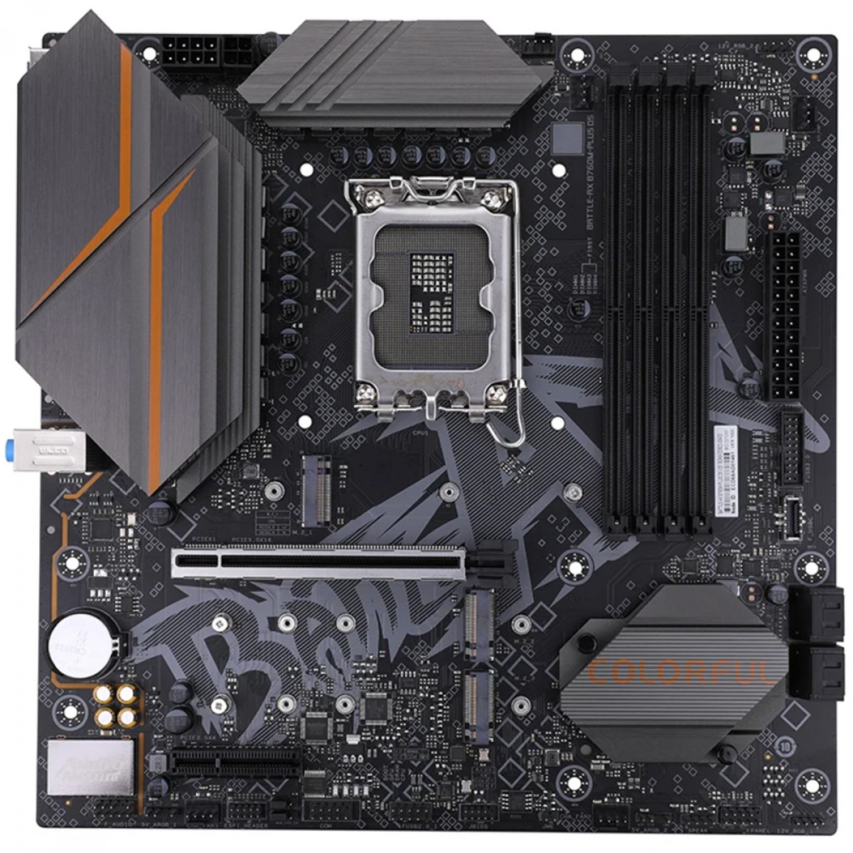 Placa Mãe Colorful Battle-AX B760M-Plus D5 V20, Chipset B760M, Intel LGA 1700, MATX, DDR5