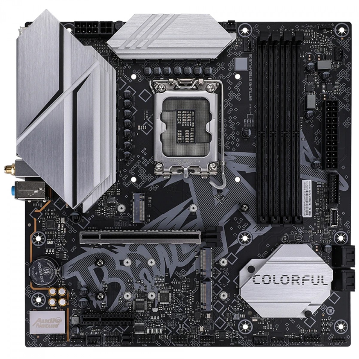 Placa Mãe Colorful Battle-AX B760M-Plus WiFi D5 V20, Chipset B760, Intel LGA 1700, MATX, DDR5
