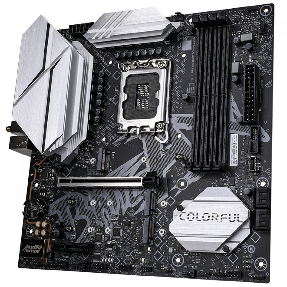 Placa Mãe Colorful Battle-AX B760M-Plus WiFi D5 V20, Chipset B760, Intel LGA 1700, MATX, DDR5