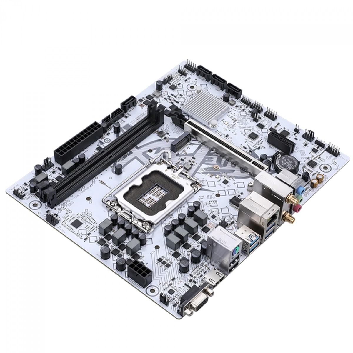 Placa Mãe Colorful Battle-AX B760M-T WiFi V20, Chipset B760, Intel LGA 1700, MATX, DDR4, Branco