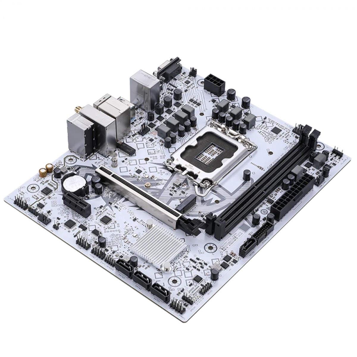 Placa Mãe Colorful Battle-AX B760M-T WiFi V20, Chipset B760, Intel LGA 1700, MATX, DDR4, Branco