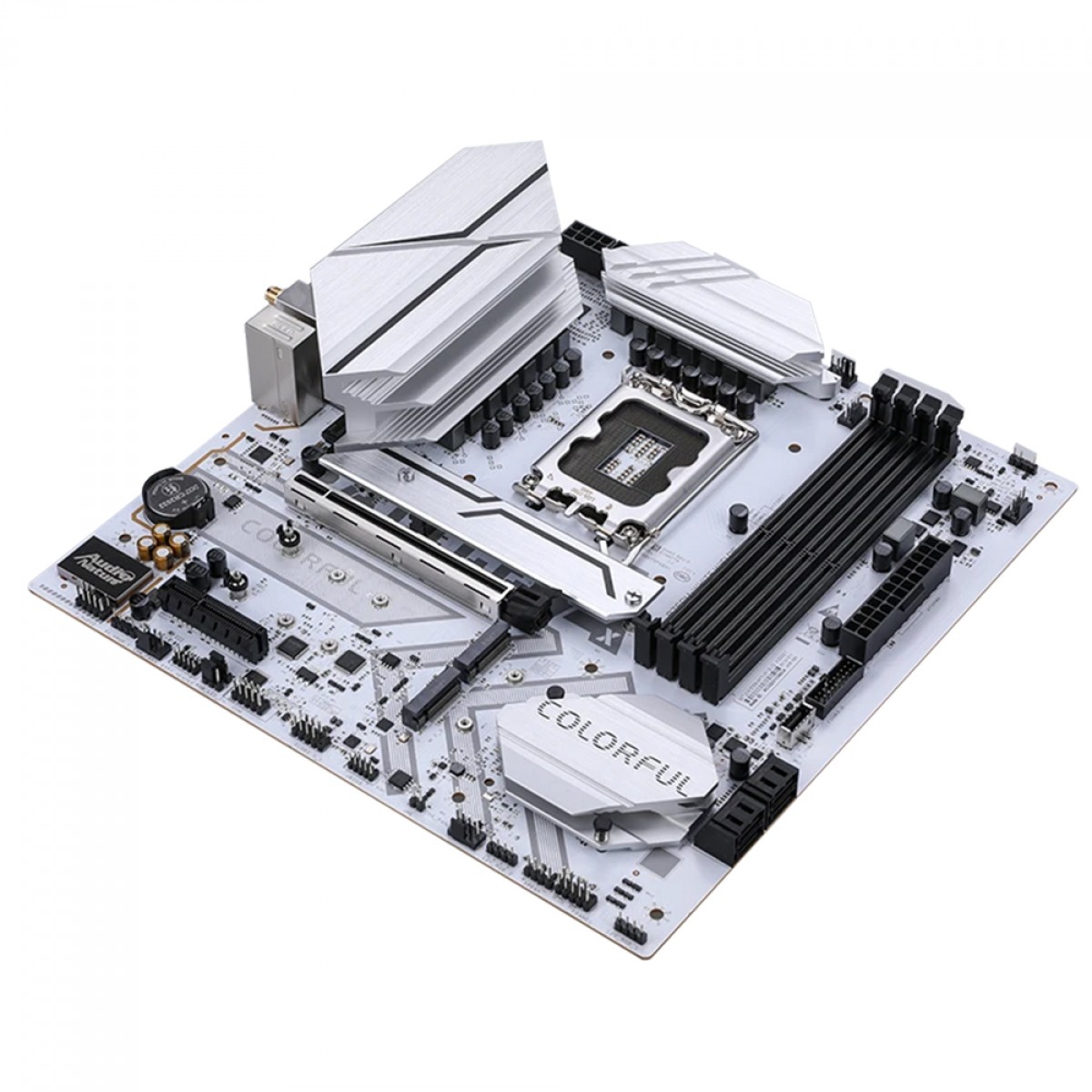 Placa Mãe Colorful Battle-AX B760M-White WiFi D5 V20, Chipset B760, Intel LGA 1700, mATX, DDR5