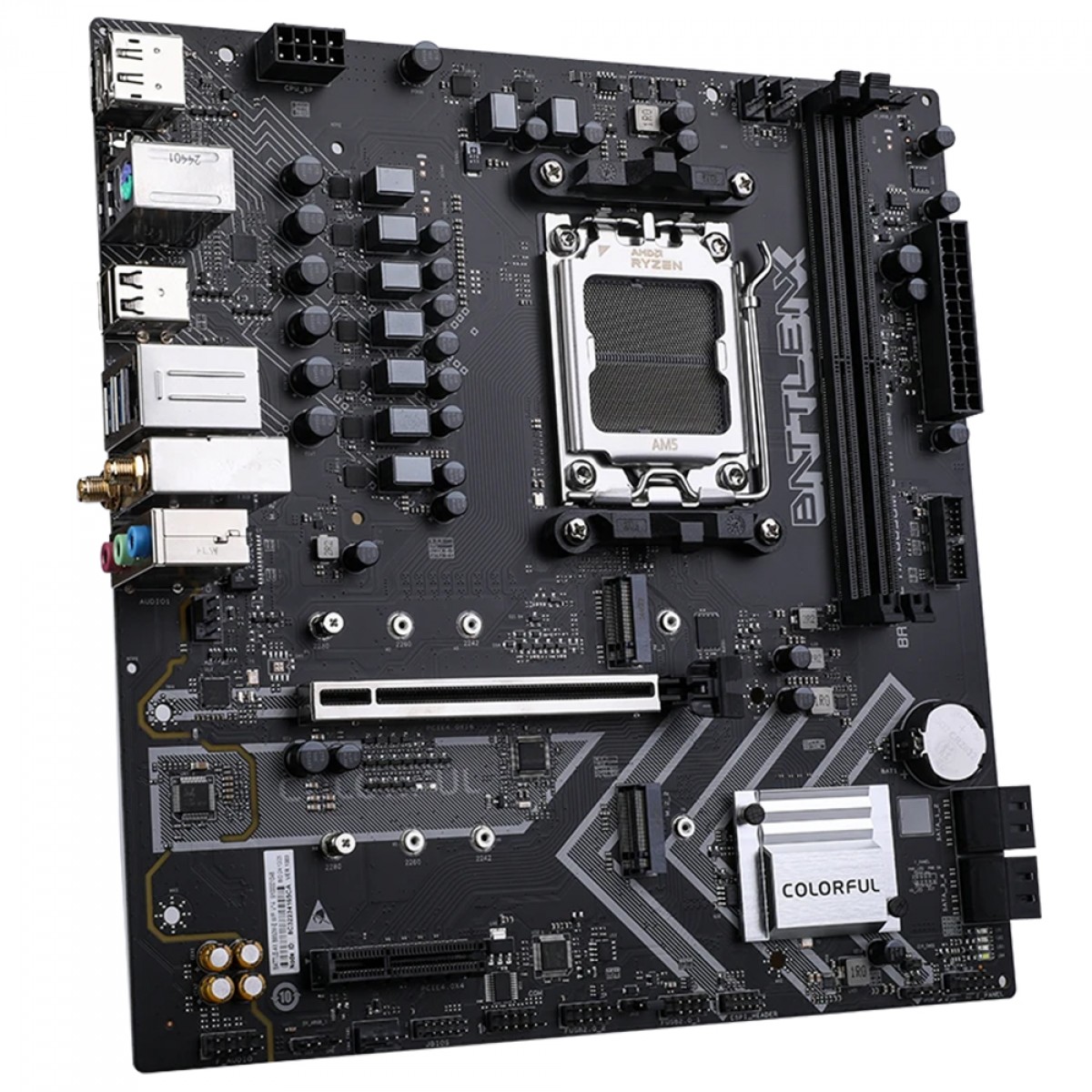 Placa Mãe Colorful Battle-AX B850M-E WiFi V14, Chipset B850, AMD AM5, mATX, DDR5
