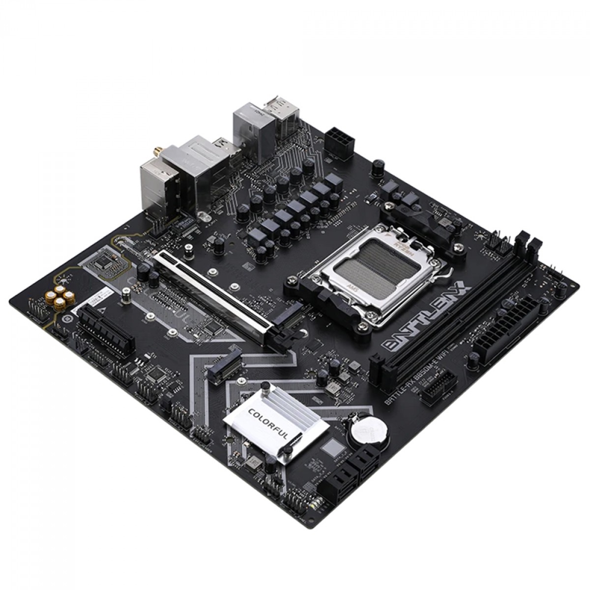 Placa Mãe Colorful Battle-AX B850M-E WiFi V14, Chipset B850, AMD AM5, mATX, DDR5