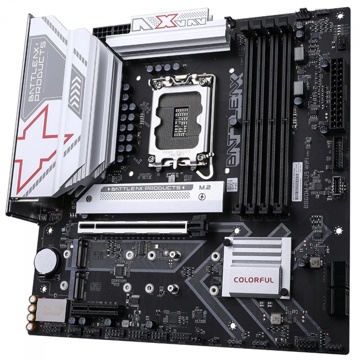 Placa Mãe Colorful Battle-AX B860M-Plus WiFi V20, Chipset B860, Intel LGA 1851, MATX, DDR5