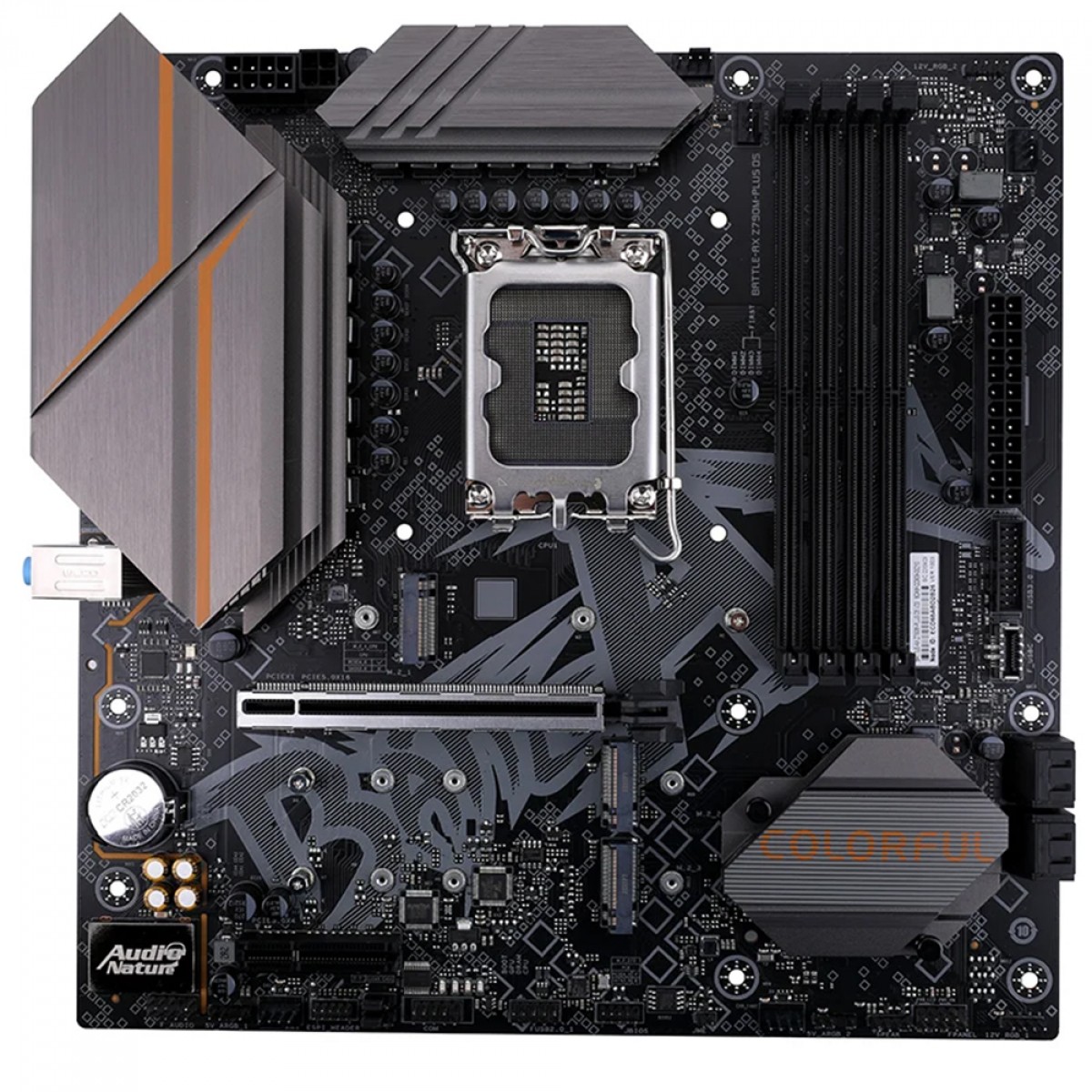 Placa Mãe Colorful Battle-AX Z790M-Plus D5 V20, Chipset Z790, Intel LGA 1700, MATX, DDR5