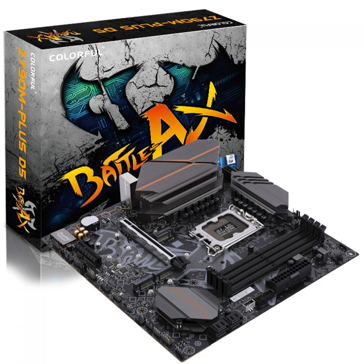 Placa Mãe Colorful Battle-AX Z790M-Plus D5 V20, Chipset Z790, Intel LGA 1700, MATX, DDR5