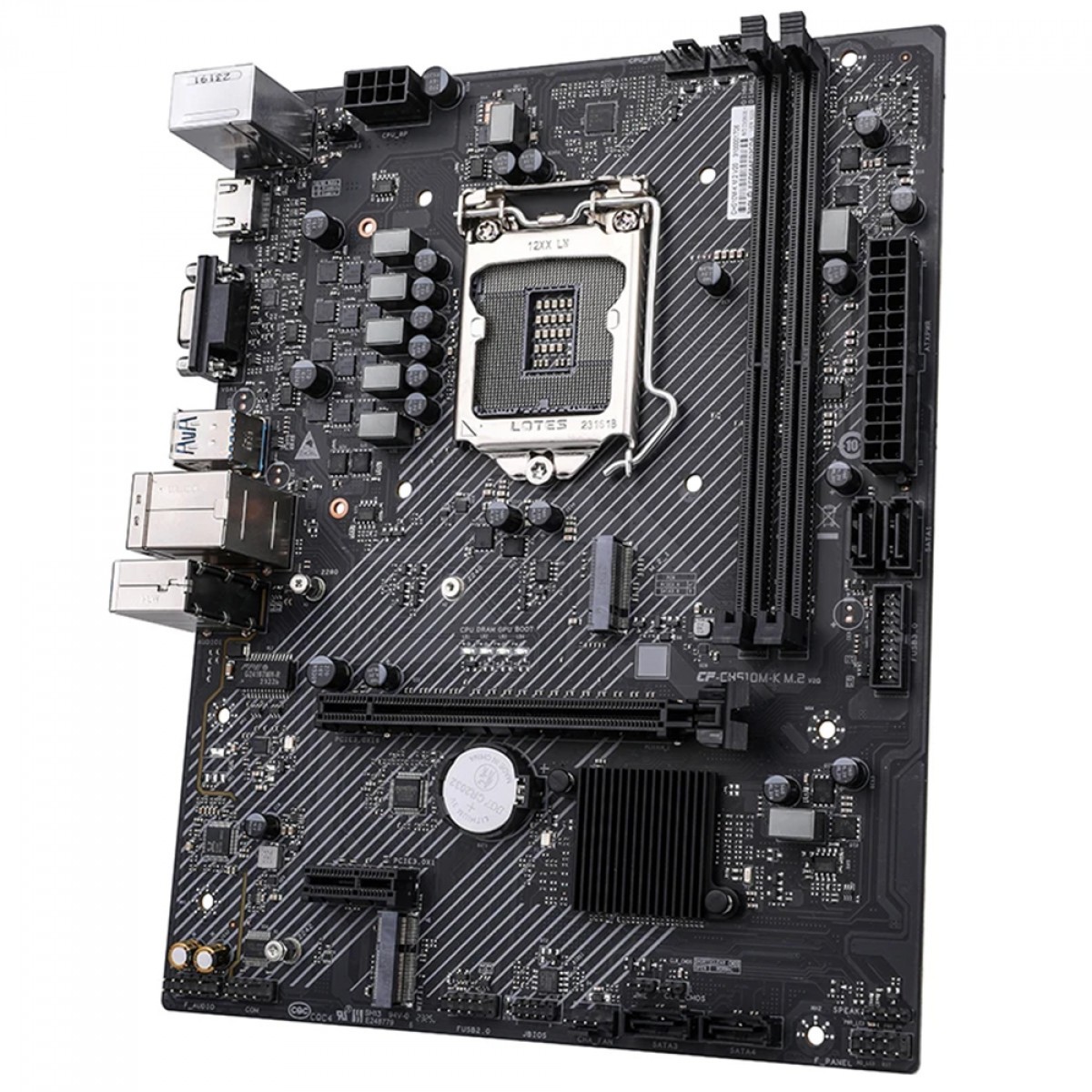 Placa Mãe Colorful CH510M-E M.2 V20, Chipset H510, Intel LGA 1200, MATX, DDR4