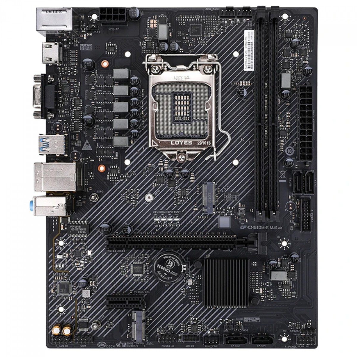 Placa Mãe Colorful CH510M-E M.2 V20, Chipset H510, Intel LGA 1200, MATX, DDR4