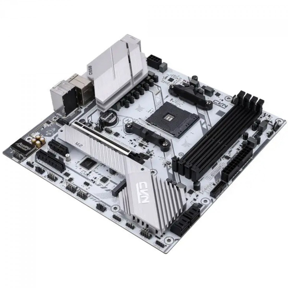 Placa Mãe Colorful CVN B550M Gaming Frozen V15, Chipset B550, AMD AM4, MATX, DDR4, Branco