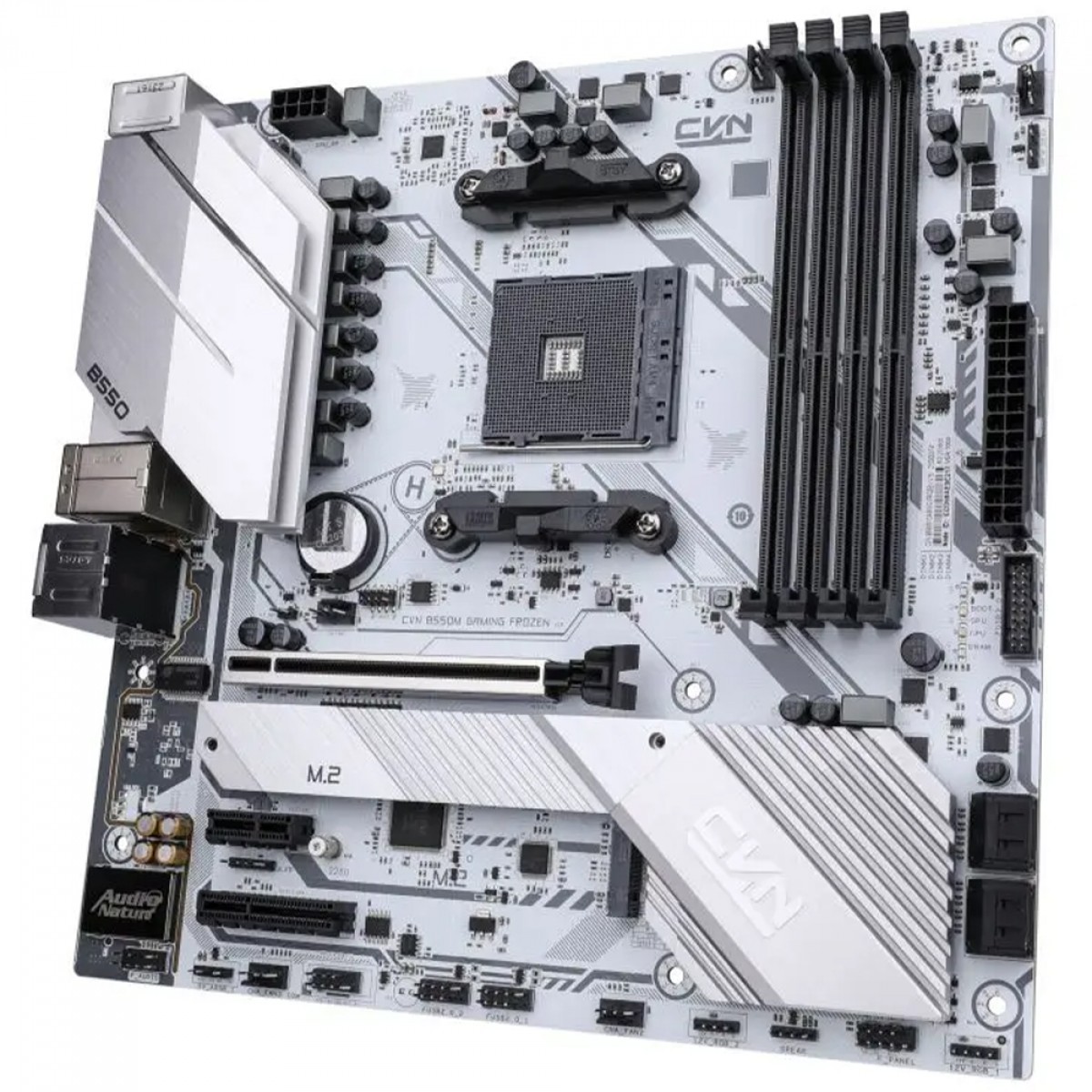 Placa Mãe Colorful CVN B550M Gaming Frozen V15, Chipset B550, AMD AM4, MATX, DDR4, Branco